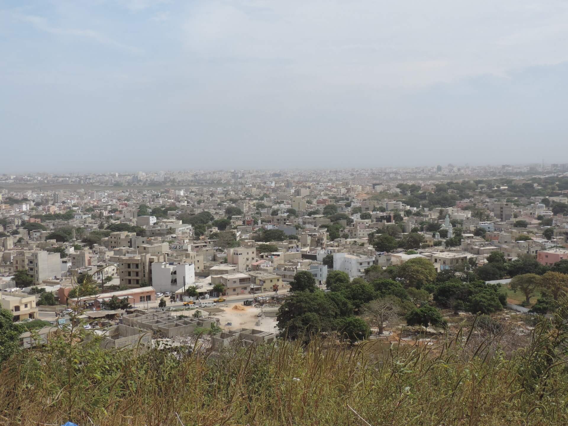 Dakar vu depuis le monument