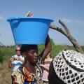 Le transport de l'eau en brousse