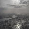 Le fleuve Casamance vu d'avion